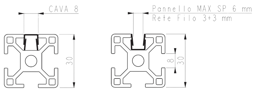 COPRICAVA SERIE 30L CAVA 8 L=3M - 1