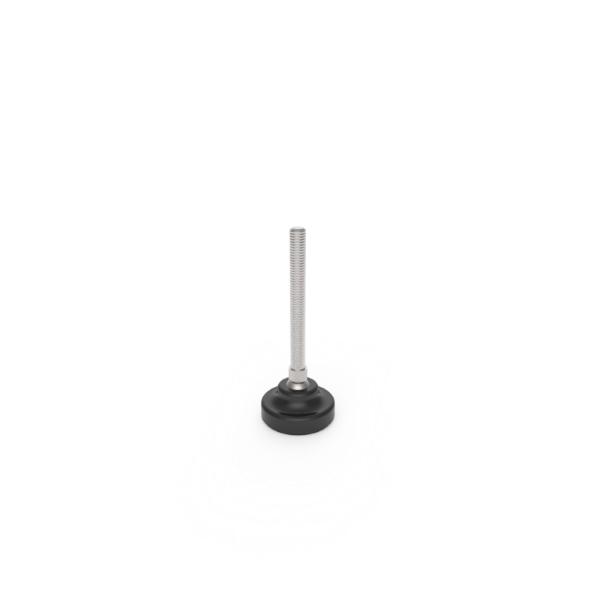 PIEDE M8X105 INOX D=40 CON ANTIVIBRANTE - 1