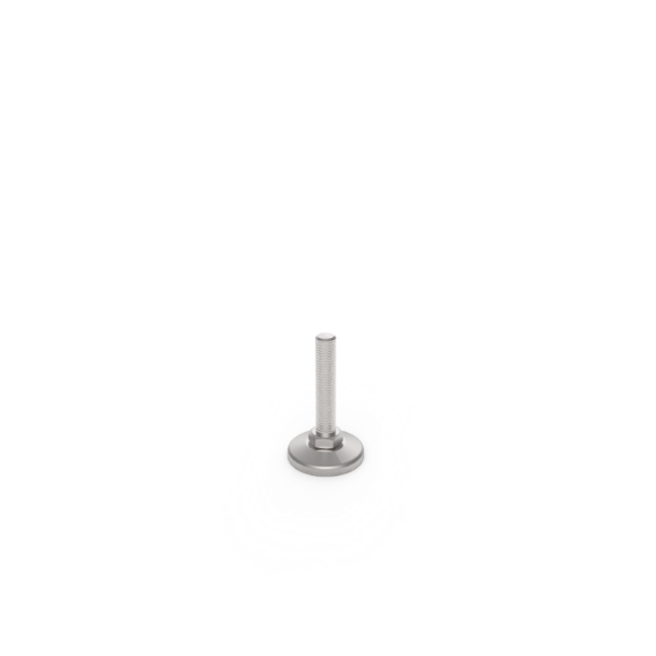PIEDE INOX M10-50 D30/38 CON ANTISCIVOLO - 1