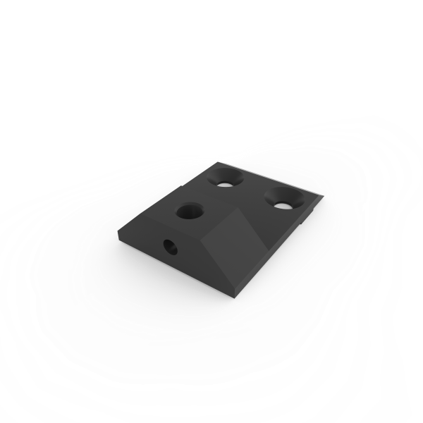 SUPPORTO MOLLA GAS ANOD.NERO - 1