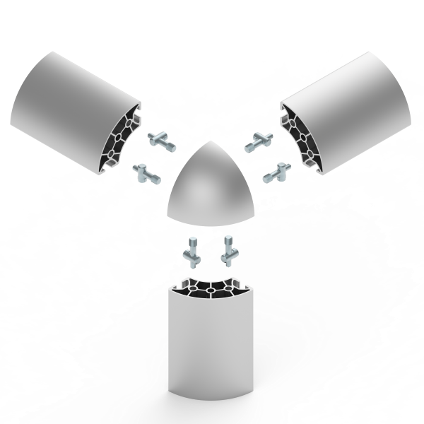 GIUNTO 3VIE R30/60 90° - 1