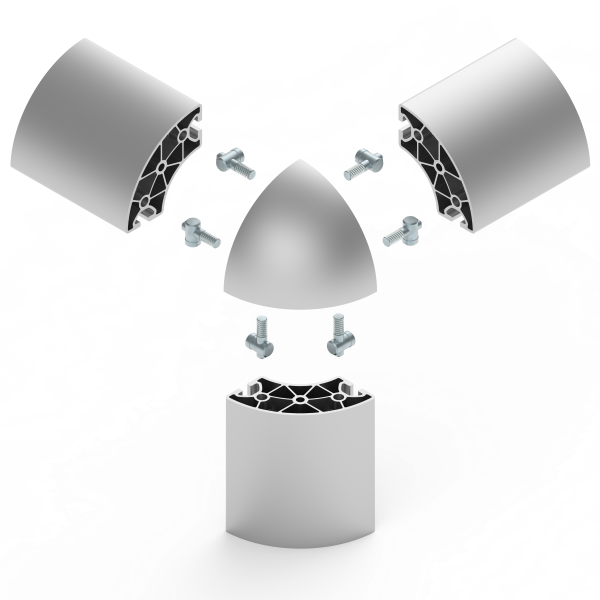 GIUNTO 3VIE R40/80 90° - 1