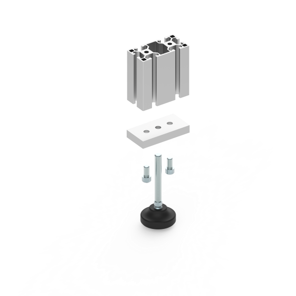 PIATTO 40X80X12 PER PIEDE - 1