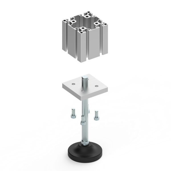 PIATTO 90X90X12 PER PIEDE - 1