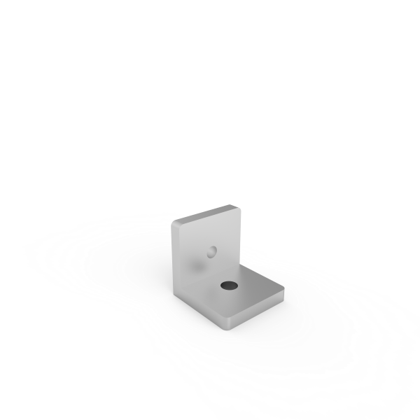 SQUADRETTA 30X30 FORO FILETT.M6 - 1