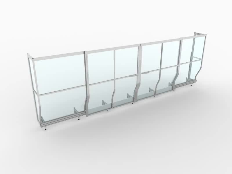 PORTA SCORREVOLE CON PROFILO SAGOMATO - 1