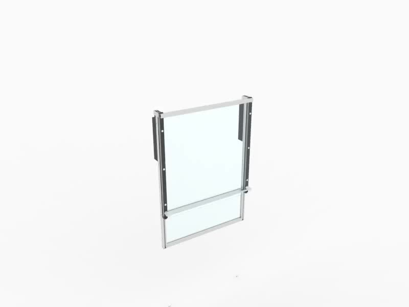 APERTURA VERTICALE BILANCIATA SENZA TELAIO - 1