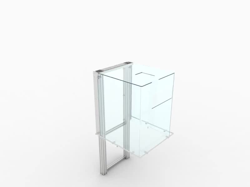 APERTURA VERTICALE BILANCIATA SENZA TELAIO - 1