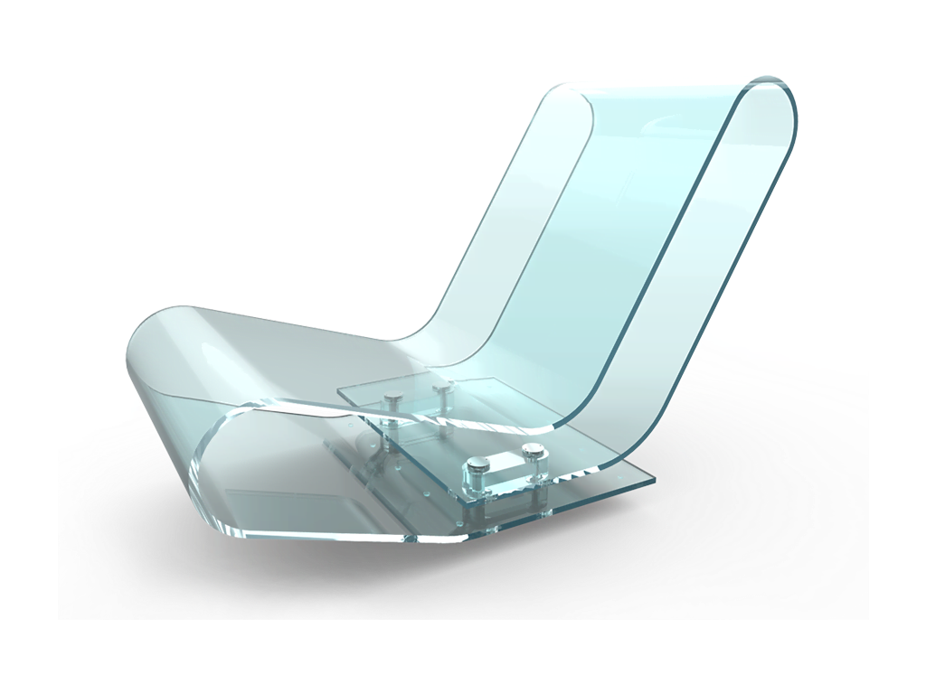 Chaise Longue in methacrylate th.10